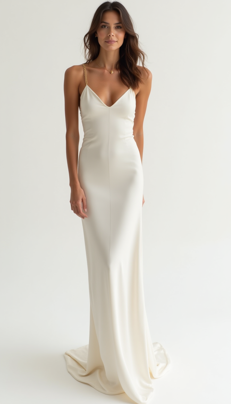 Bland Silk Slip Dress